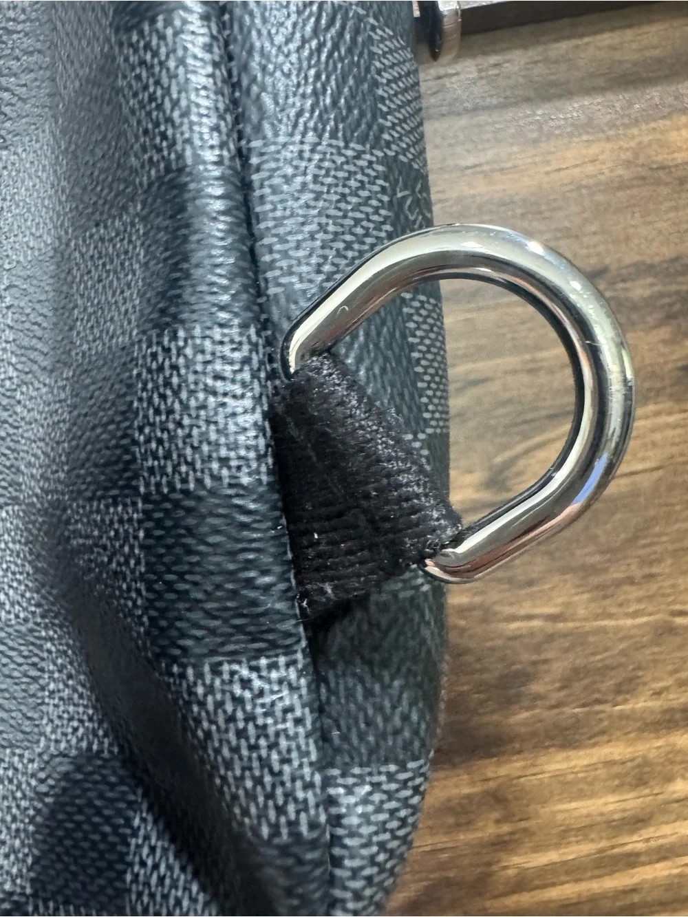 FULL SET Louis Vuitton Avenue Sling Bag Damier Graphite N41719